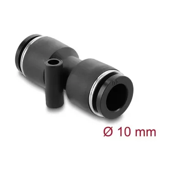 DeLOCK 60744 pneumatický konektor 10 mm rovný s montážnym otvorom