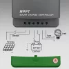 MPPT solárny regulátor QOLTEC 53662 s teplotným senzorom