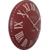 NeXtime hodiny 3083ro London Roman, Ø34.5 cm, nástenné hodiny, červená/biela
