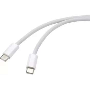 Renkforce USB kábel USB-C® samec, USB-C® samec 3,00 m biela krútené páry RF-6056884 (RF-6056884)
