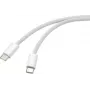 Renkforce USB kábel USB-C® samec, USB-C® samec 3,00 m biela krútené páry RF-6056884 (RF-6056884)