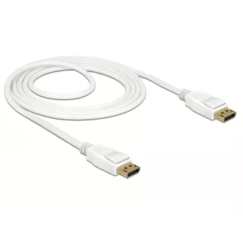 DisplayPort kábel DeLOCK 85509 1,5 m biely