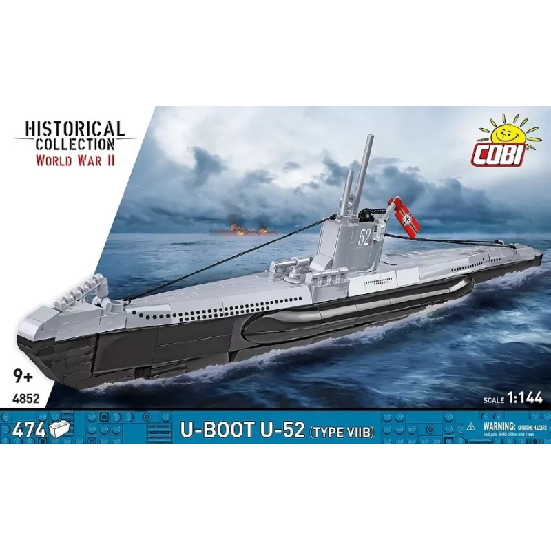 Stavebnica Cobi U-Boot U-52 – 474-dielna modelová stavebnica