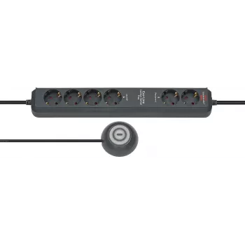 Predlžovací kábel Brennenstuhl Eco-Line Comfort Switch 2m 6 AC Outlets