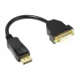 Good Connections adaptérový kábel DisplayPort 1.2 konektor samec na DVI-I 24+5 konektor samica - čierny - 0,2 m
