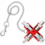 Knipex 00 11 06 univerzálny kľúč pre rozvádzače
