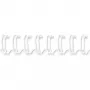 Fellowes - viazací drôt - 10 mm - 297 mm - 34 krúžkov - A4 (210 x 297 mm) - 80 listov - biela - 100 ks (53262)