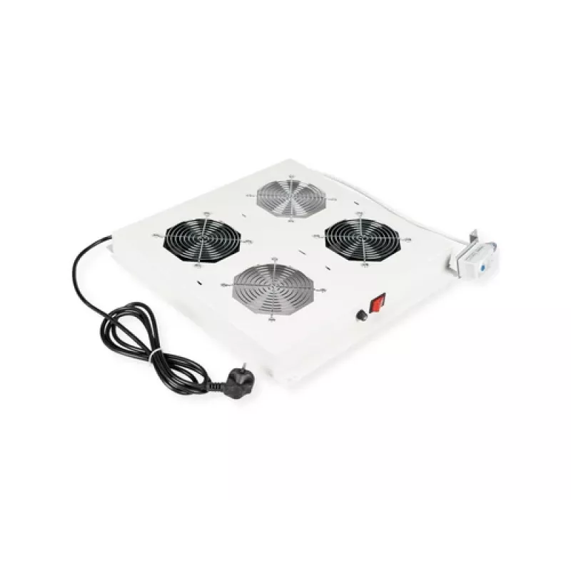 ROLINE 19-palcová indukčná ventilátorová jednotka 26.21.0076, sivá, 2 ventilátory
