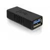 DELOCK USB 3.0-A adaptér USB-A na USB-A čierny, USB 3.0 prenos dát