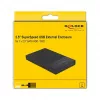 HDD/SSD puzdro DeLOCK 42011 čierne 2,5 palca SATA III 5 Gbit/s