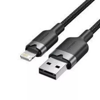 Kábel USB2.0 na LIGHTNING/1M čierna Lanbf Vention