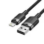 Kábel USB2.0 na LIGHTNING/1M čierna Lanbf Vention
