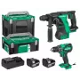 Akumulátorový skrutkovač Hikoki sada batérií 18 V DS18DBS+DH18DBL s 2 x 5 Ah batériami