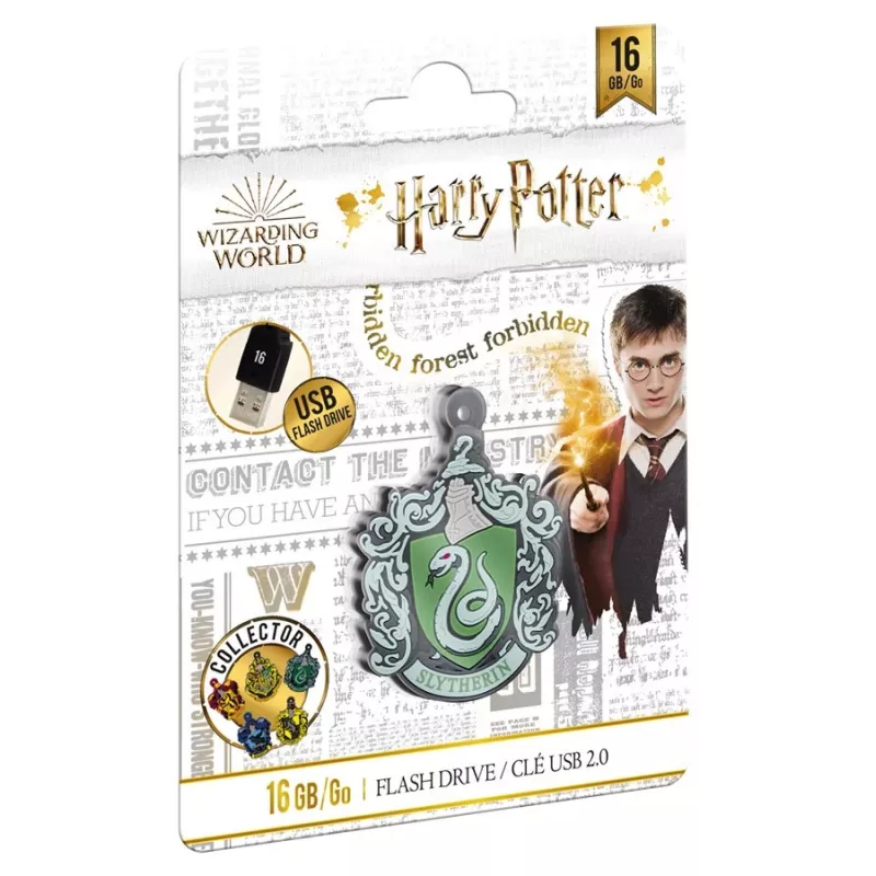 USB kľúč Emtec Harry Potter Collector Slytherin 16 GB USB Type-A 2.0 čierny