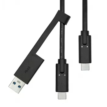 USB-A na USB-C kábel ProXtend USBCWA-001 1 m, čierny, 0,06 kg