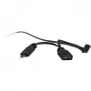Inter-Tech Argus RS-061 RGB 120 mm ventilátor do skrine, 120x120x25 mm, PWM