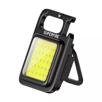 Baterka Superfire MX16 — 600 lm výkon, vstavaná 500-mAh batéria, USB-C nabíjanie