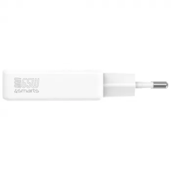 Nabíjačka PDPlug Dual 65W GaN 2xUSB-C biela