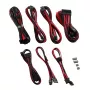 CableMod C-Series PRO RM Black Label napájací kábel kit CM‑PCSR‑16P3KIT‑NKKR‑R — čierno-červené opletené modulárne PSU káble