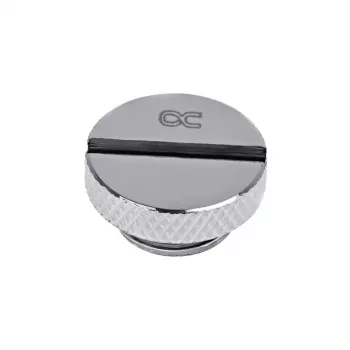 Alphacool Eiszapfen záslepné skrutky G1/4, chróm, balenie 6 ks
