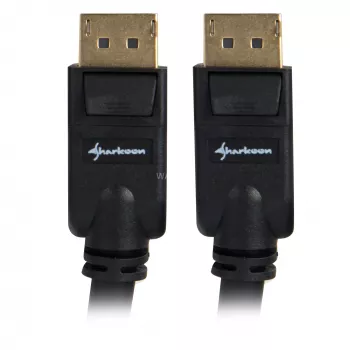 DisplayPort kábel Sharkoon 1.3, 4K, 1 m, čierny