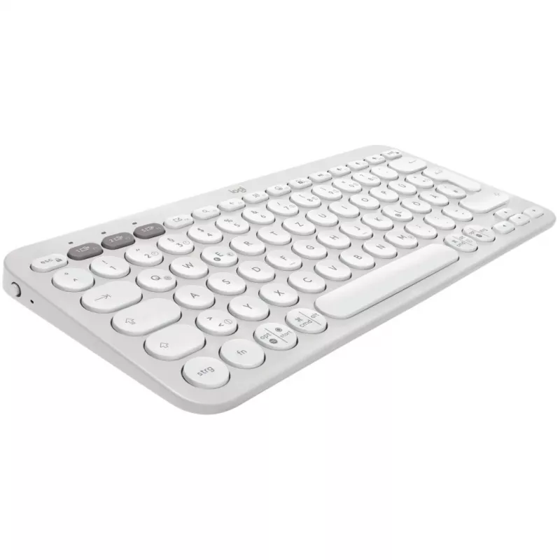 Logitech Pebble 2 Combo Set, biela, bezdrôtová, nemecká, 920-012204
