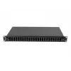 Patch panel 1U Lanberg FOP1-24SD-LQB oceľ čierny rack montáž