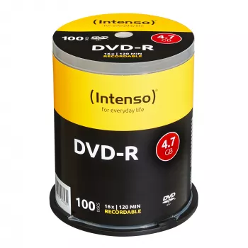 DVD-R Intenso 4,7 GB 100 ks