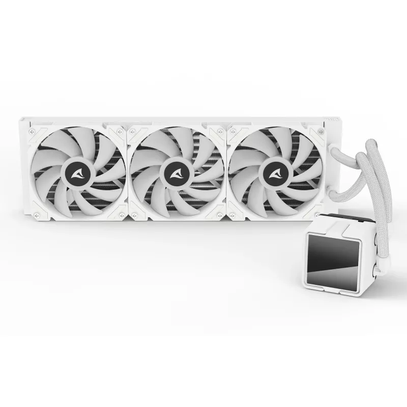 All-in-One CPU vodné chladenie Sharkoon S60 ARGB biela 360 mm radiátor