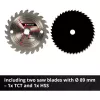 Einhell TE-CS 18/89 Li Solo akumulátorová mini kotúčová píla, 18 V (bez batérie)