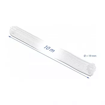 Pletená hadica DeLOCK 20819 10 m x 19 mm biela