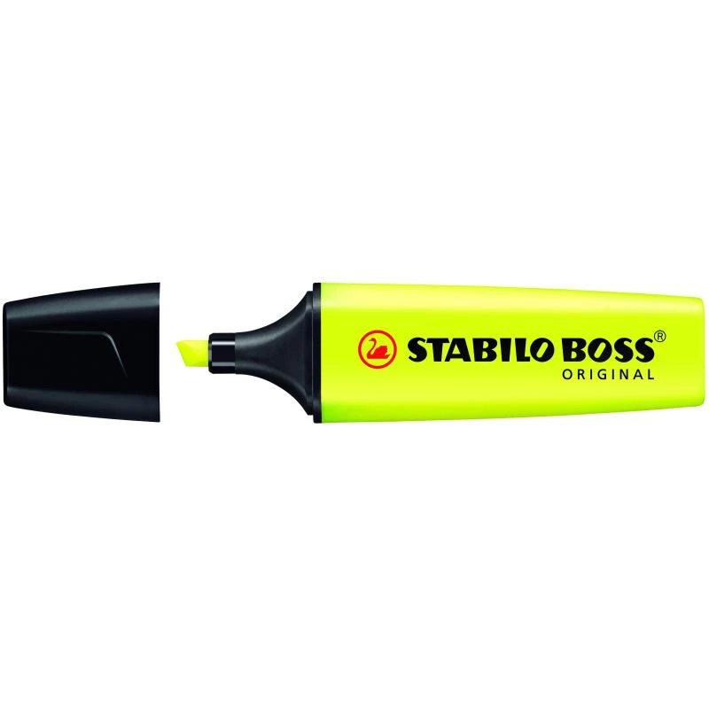 Zvýrazňovač STABILO BOSS Original klinový hrot žltý