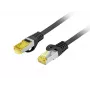 Sieťový kábel Lanberg PCF6A-10CU-0100-BK čierny 1m Cat6a S/FTP