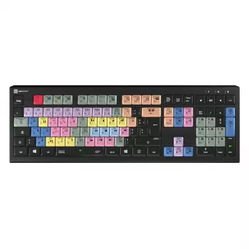Logickeyboard LKB-EDIUS-A2PC-FR klávesnica univerzálna USB AZERTY francúzska čierna