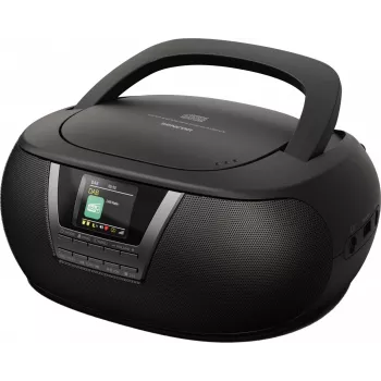Hudobný systém SENCOR SPT6200DB s CD/MP3, USB, Bluetooth 5.3 a DAB+ tunerom, 3W RMS, 1,77