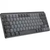 MX Mechanical Mini minimalistická bezdrôtová podsvietená klávesnica - GRAPHIT - DEU - CLICKY bezdrôtová 1 USB