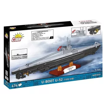 Stavebnica Cobi U-Boot U-52 – 474-dielna modelová stavebnica
