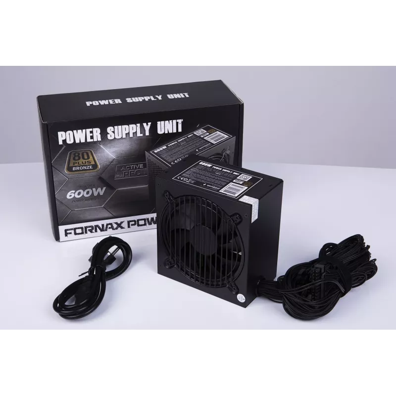 Napájací zdroj ATX 80+Bronze 600W aktívne PFC, 12cm ventilátor