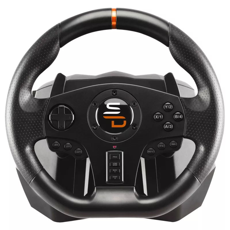 Subsonic SA5595-PC herný ovládač čierny USB volant + pedále