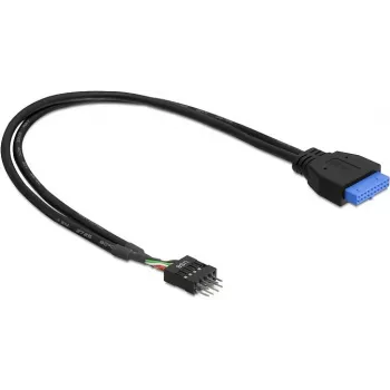 Kábel USB 3.0 19-pin na USB 2.0 8-pin DeLOCK 83792 60 cm čierny