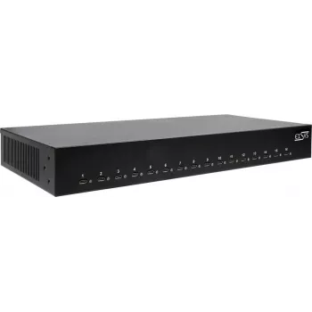 EXSYS EX-11017 16-portová USB Type-C nabíjacia stanica