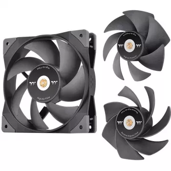 Thermaltake SWAFAN GT12 120mm skriňový ventilátor - čierny