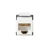 LogiLink NK4066 Keystone modul plochý čierny biely RJ-45