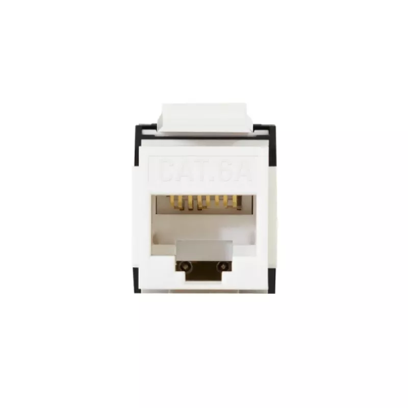 LogiLink NK4066 Keystone modul plochý čierny biely RJ-45