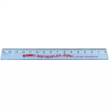 WEDO pravítko 15 cm pre ľavákov KUM Lefty L1 Softie Flex (521753)