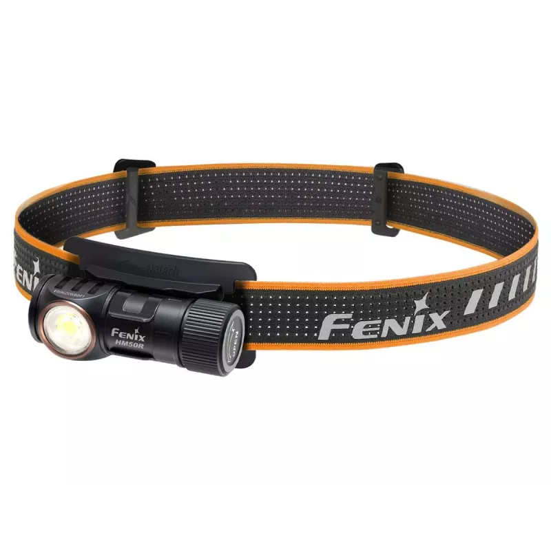 Čelová lampa Fenix HM50R V2.0 čierna LED hliník IP68