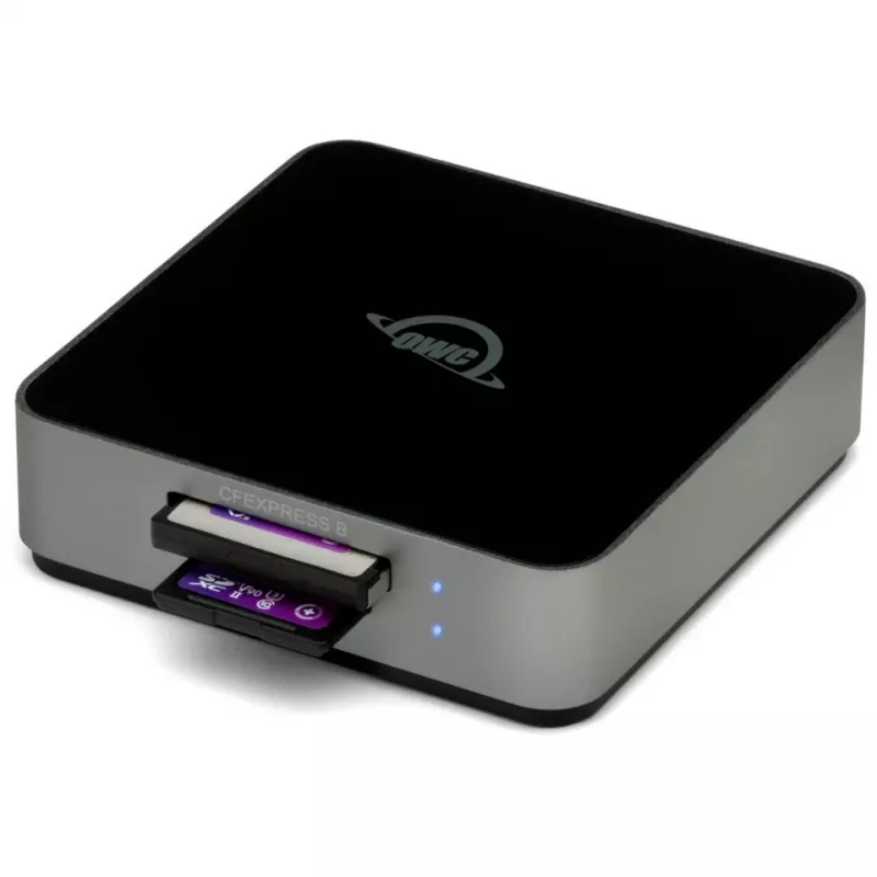Other World Computing OWC Atlas – čítačka kariet (SDXC UHS-II, CFexpress Type-B) – USB-C 3.2 Gen 2 (OWCTCCFXBSDRDR)