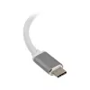 SilverStone SST-EP08C - USB 3.1 Type-C adaptér na HDMI/USB Type C/USB Type A - strieborný