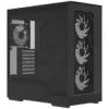 Počítačová skriňa AEROCOOL D520A Midi-Tower ATX Tempered Glass RGB — čierna