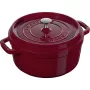 Okrúhly liatinový hrniec Staub La Cocotte 3,85 l, bordová